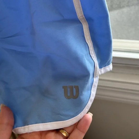 Wilson Women's Light Blue Athletic Shorts | Extra Large - Picture 3 of 5